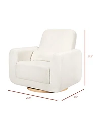 Tuba Corduroy Extra Wide Swivel Glider