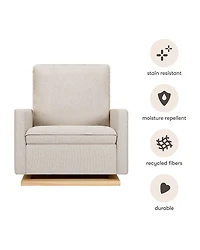 Cali Pillowback Water Repellent & Stain Resistant Chair and a Half Glider