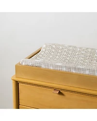 Quilted Changing Pad Cover GOTS Certified Organic Muslin Cotton