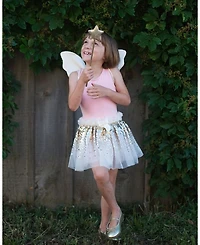 Gracious Gold-Tone Sequins Skirt, Wings, & Wand Costume - Ages 4-6