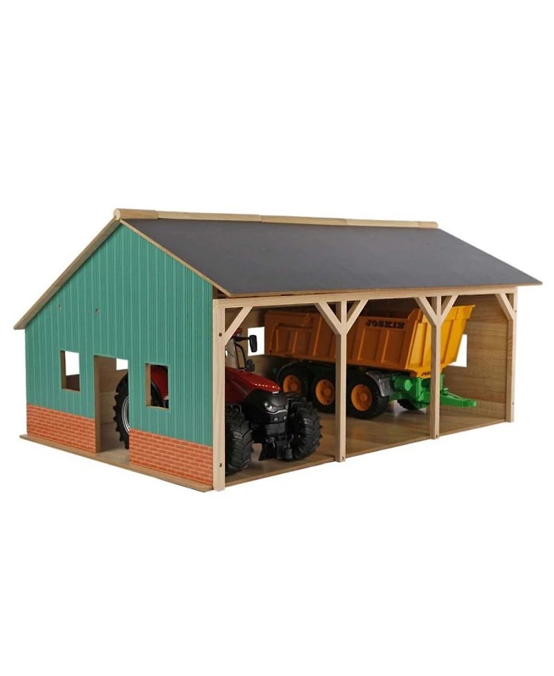 1/16 Farm Machinery 3-Bay Shed - Age 2-4 Years