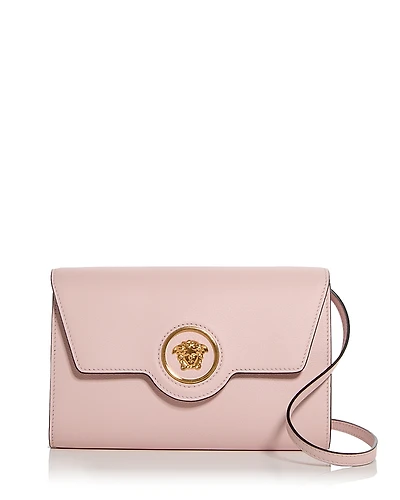 Versace La Medusa Leather Shoulder Bag