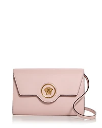 Versace La Medusa Leather Shoulder Bag