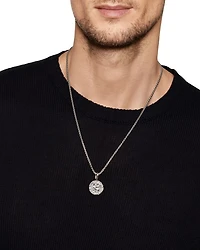 Men's Dragon Amulet in Sterling Silver