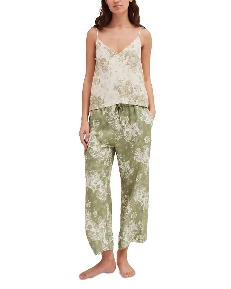 Linen Cami Pajama Set