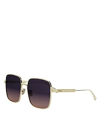 Dior DiorCannage S1U Square Sunglasses, 59mm