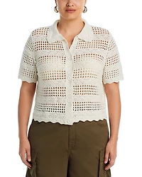 Crochet Knit Shirt