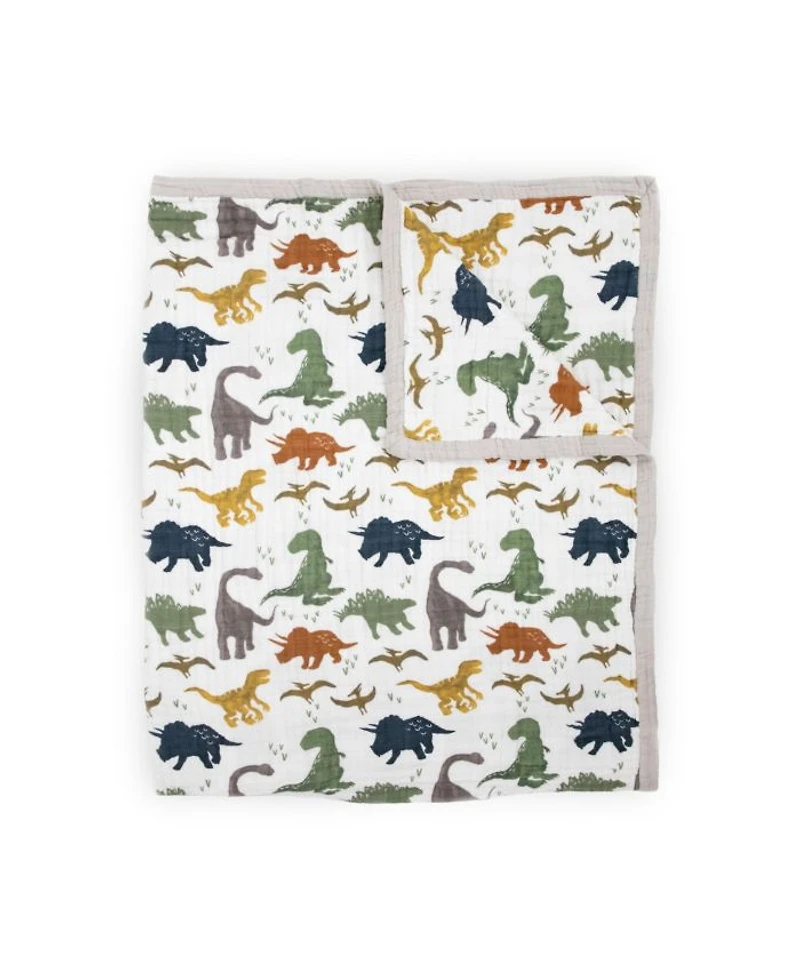 Unisex Cotton Muslin Quilted Throw - Baby