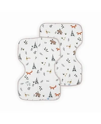 Little Unicorn Unisex Cotton Muslin Burp Cloth 2 Pack