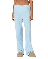 Edikted Petal Printed Waffle Pants