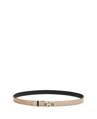 Salvatore Ferragamo Women's Skinny Gancini Belt