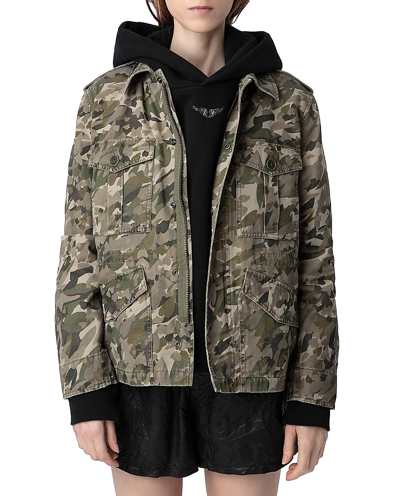 Zadig & Voltaire Krisa Camo Jacket