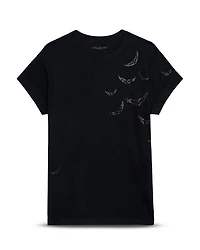 Anya PCL Rain Rhinestone Wing Tee
