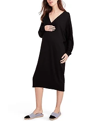 Hatch Collection The Visitor Hospital Maternity Nursing Friendly Midi Dress