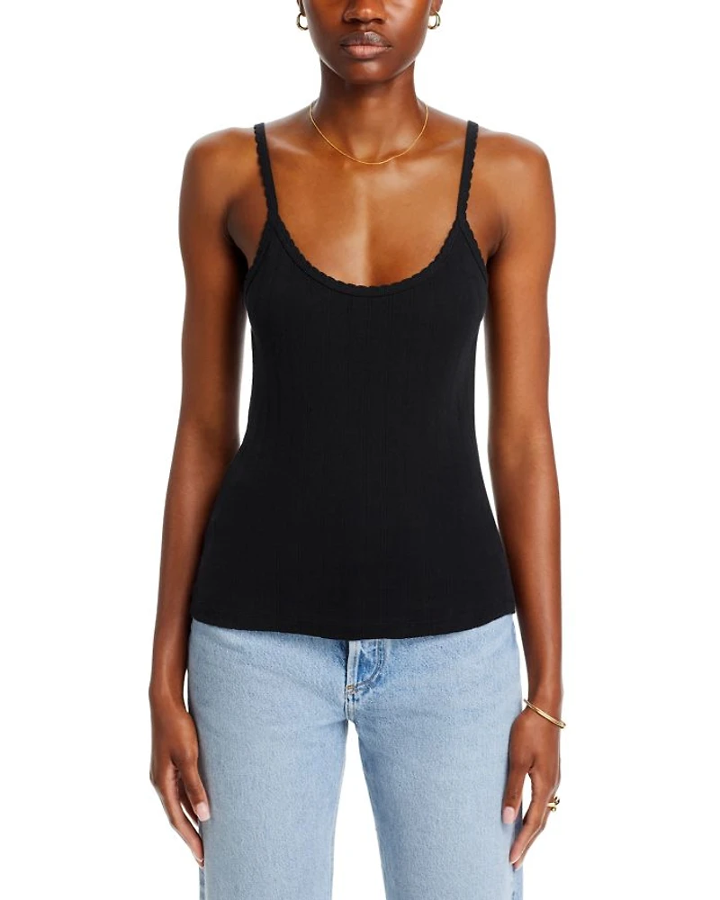 Pointelle Tank