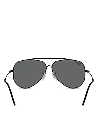 Aviator Reverse Sunglasses, 62mm