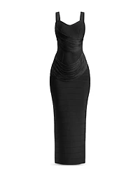 The Autumn Fringe Bandage Gown