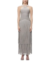 Kennedy Metallic Fringe Gown