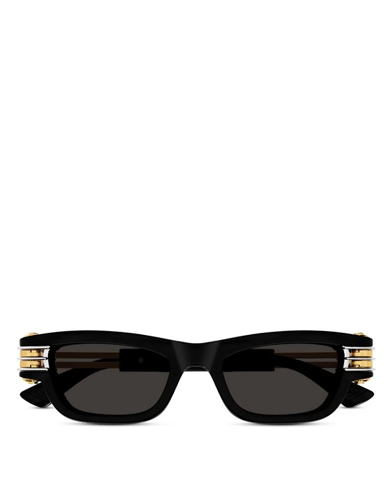 Bolt Rectangular Injection Sunglasses