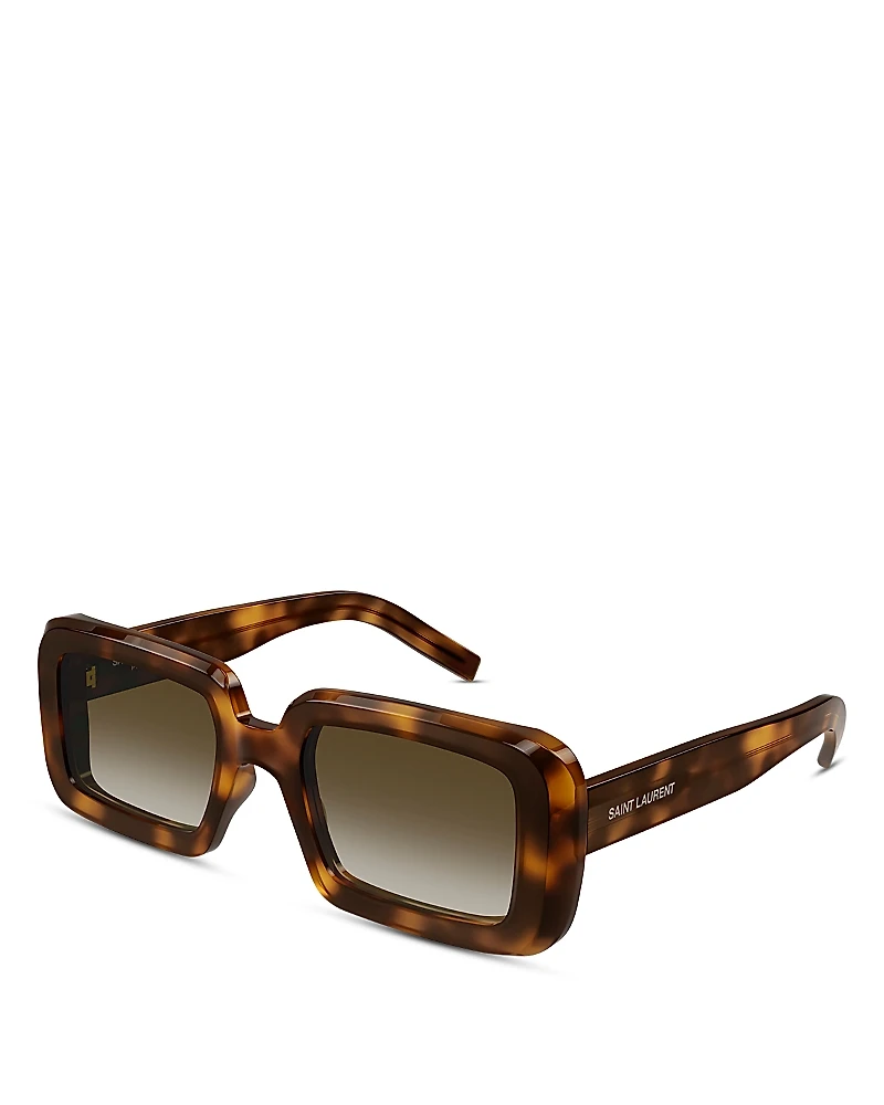 Saint Laurent Sunrise Fashion Icons Rectangular Sunglasses