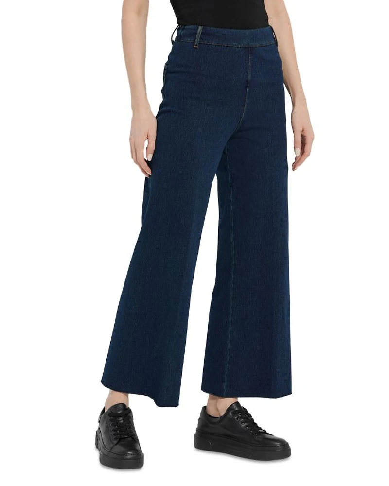 Erin High Rise Wide Leg Jeans Indigo