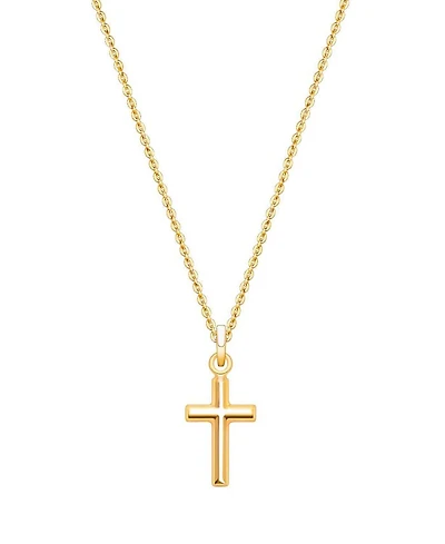 Children's 14K Gold Everlasting Faith Cross 12-14" Necklace