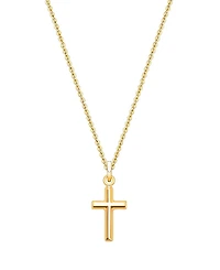 Tiny Blessings Children's 14K Gold Everlasting Faith Cross 12-14 Necklace