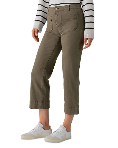The Marine Cropped Wide Leg Pants