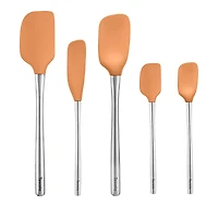 Tovolo Flex-Core Silicone and Stainless Steel 5-Piece Spatula Set