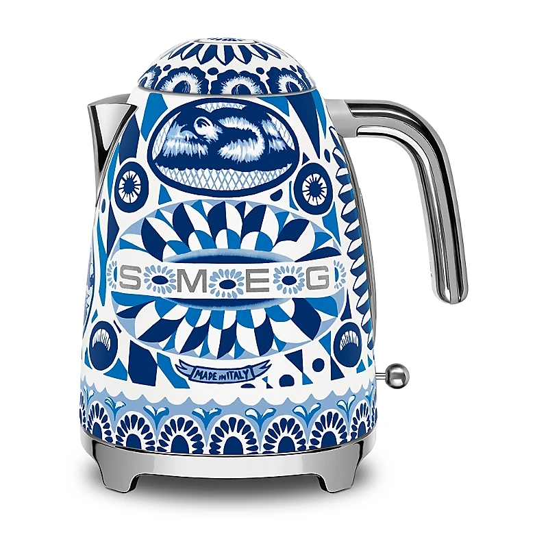 Smeg 50's Retro Style Aesthetic Blu Mediterraneo Kettle