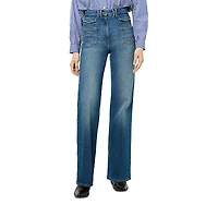 Gerard Darel Anna High Rise Flared Jeans