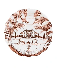Country Estate Harvest Party Plate Assorted Set of 4