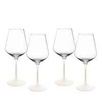 Villeroy & Boch Manufacture Rock Blanc Red Wine Glass, Set of 4