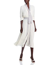 Boss Scarf Neck Dress