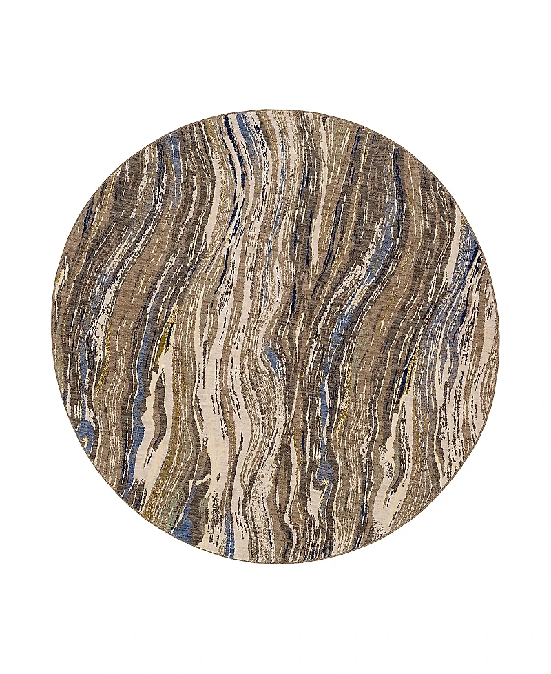 Karastan Enigma Continuum Round Area Rug, 8' x 8'