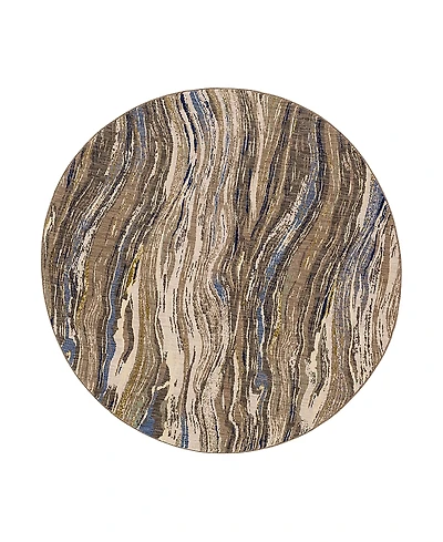 Karastan Enigma Continuum Round Area Rug, 8' x 8'