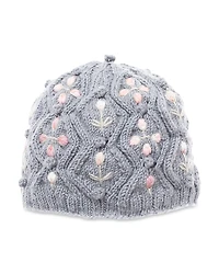 French Knot Tilly Knitted Wool Hat