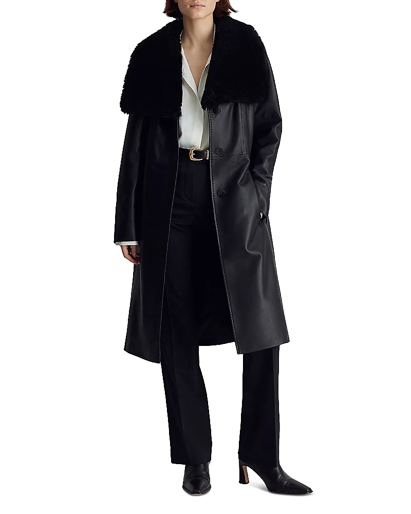 Dawn Levy Nina Leather Coat