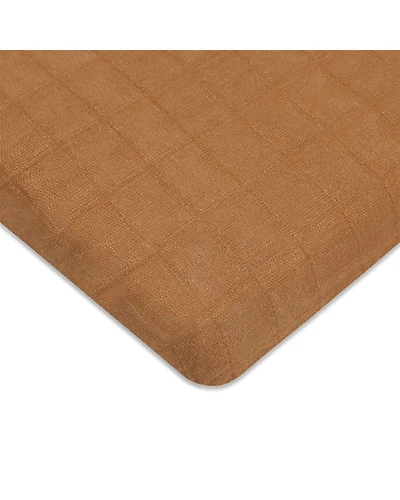 All Stages Midi Crib Sheet GOTS Certified Organic Muslin Cotton