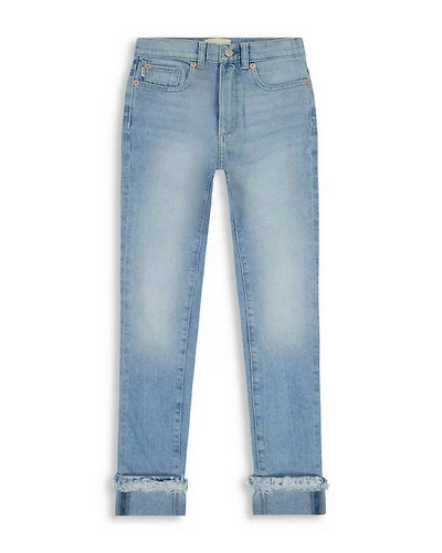 Girls' Emie High Rise Straight Jeans Fountain Fur - Big Kid