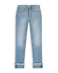 Girls' Emie High Rise Straight Jeans Fountain Fur - Big Kid
