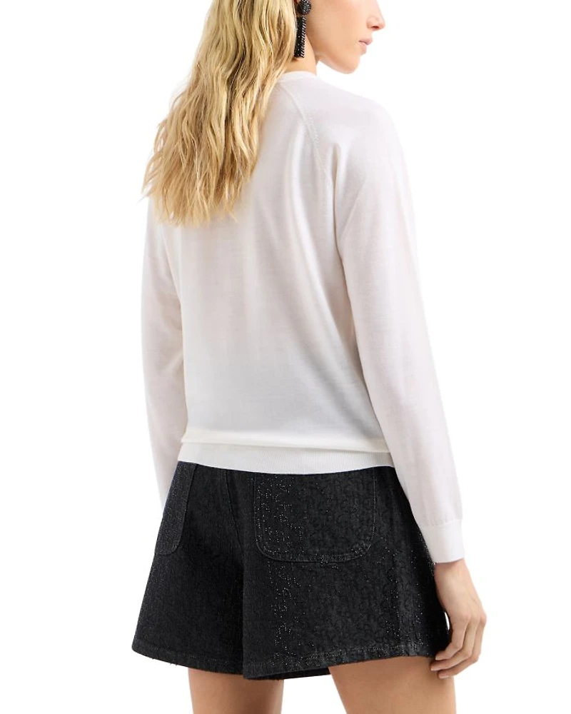 Embellished Wool Sweater