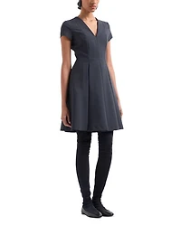 Techno Cady Pleated Dress