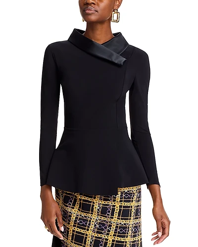 Chiara Boni La Petite Robe Elida Peplum Top