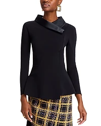 Chiara Boni La Petite Robe Elida Peplum Top