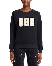 Madeline Fuzzy Logo Crewneck Sweater