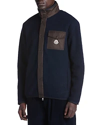 Moncler Teddy Fleece Zip Cardigan