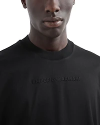 Pima Cotton Embossed Logo Tee