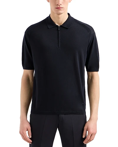 Emporio Armani Zip Sweater Polo
