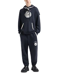 Cotton Twill Whale Patch Regular Fit Hoodie